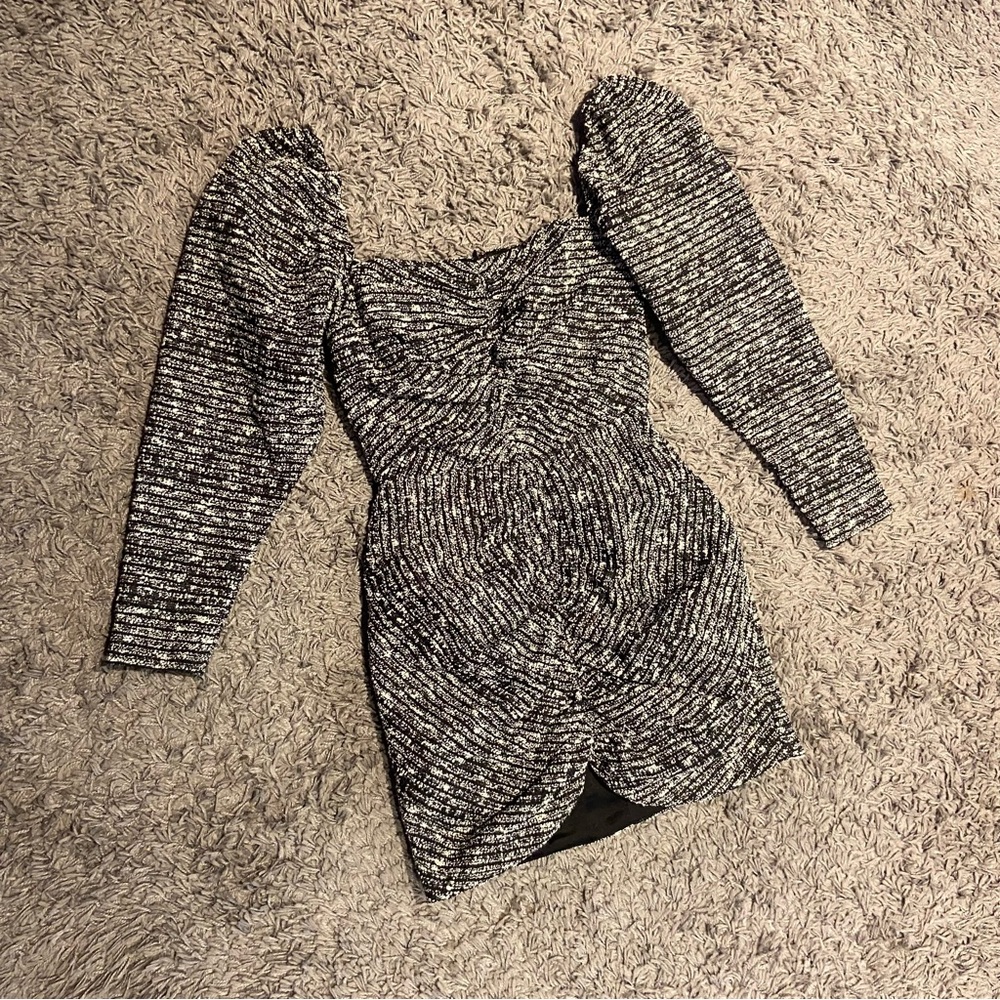 Markarian Puff Long Sleeve Mini Dress